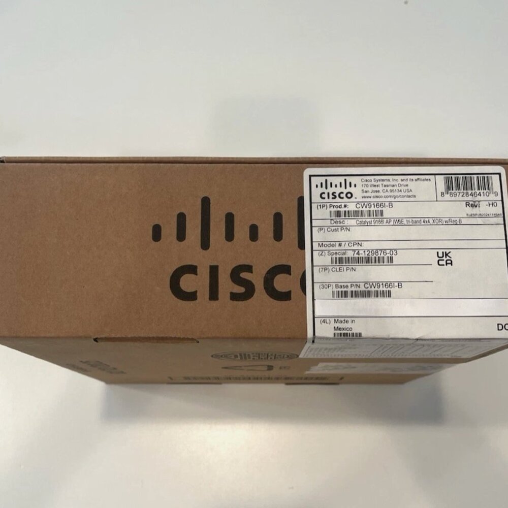 Cisco Catalyst CW9166I-B 9166I AP Indoor Wireless AP WiFi 6E NEW Sealed Box